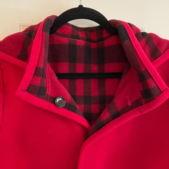 Susan Graver Weekend Reversible Polar Fleece Coat - Large - Picture 3 of 9